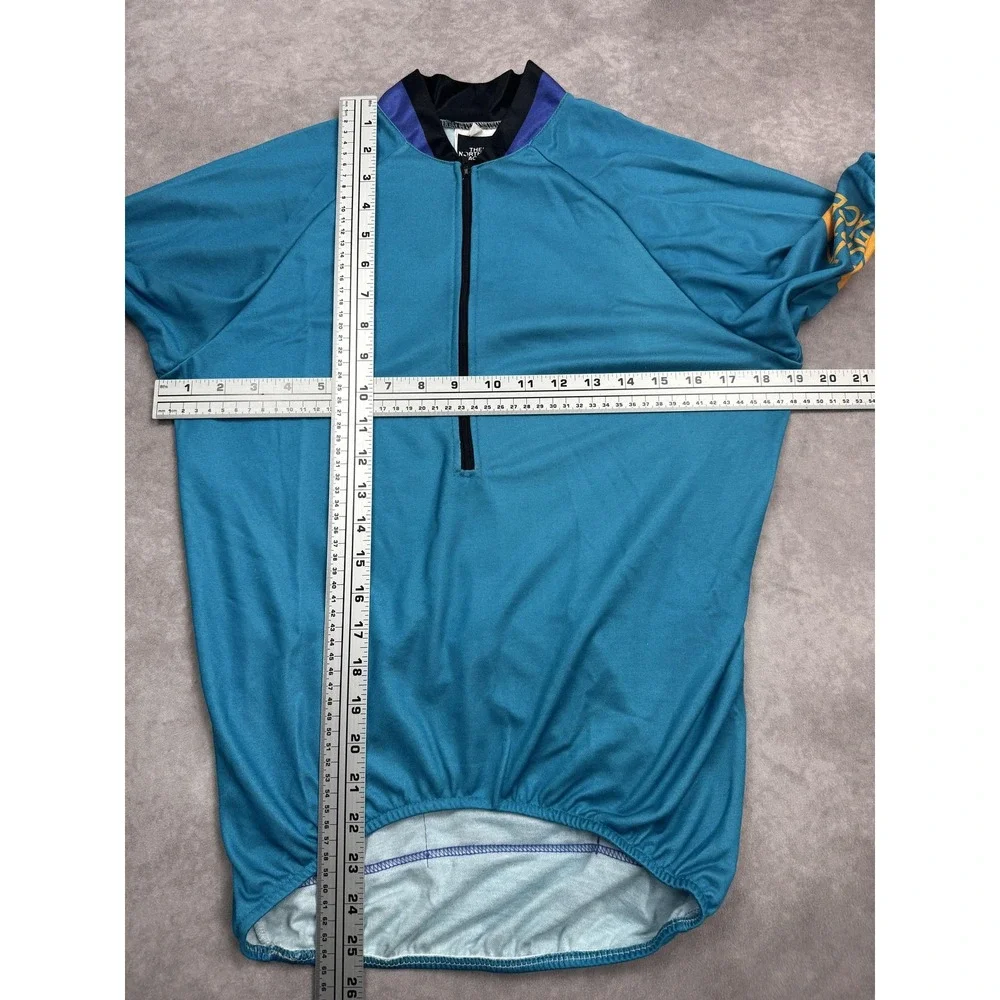 Vintage The North Face Cycling Jersey Small USA Made‎ 90s Bike Shirt Tee